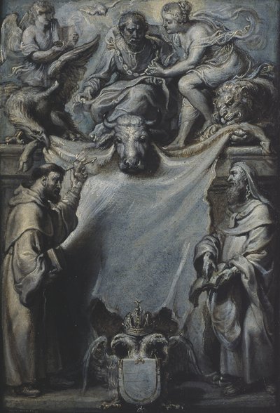 Modello for the title page to Corderius